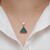 Ciondolo in argento con Diamante Fancy