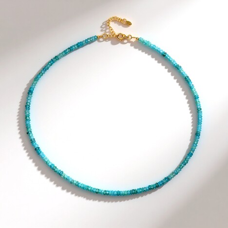 Collana in argento con Apatite Blu