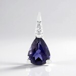 Ciondolo in argento con Iolite