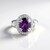 Anello in argento con Ametista Zambiana (Dallas Prince Designs)
