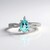Anello in oro con Acquamarina Brasiliana (CIRARI)