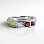 Anello in argento con Citrino