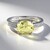 Anello in argento con Quarzo Limone