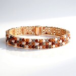 Bracciale in argento con Pietra di Luna Bianca (KM by Juwelo)
