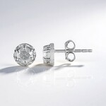 Orecchini in oro con Diamante I3 (H) (de Melo Gold)