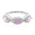 Pink Sapphire Silver Ring