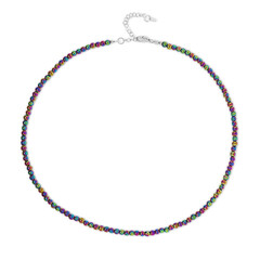 Collar en plata con Hematita mística