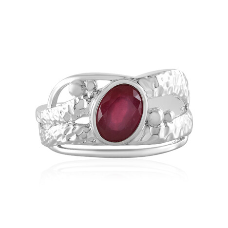 Madagaskar-Rubin-Silberring (de Melo)