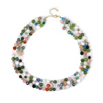 Collar en plata con Granate de Mozambique
