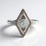 Anello in argento con Zircone