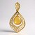 Ciondolo in argento con Ambra Milky Baltica (dagen)