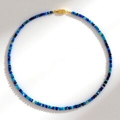 Collana in argento con Afghanite (Adela Silber)