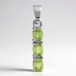 Pendentif en argent et Saphir du Mozambique