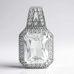 Ciondolo in argento con Danburite