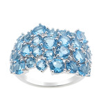 Anello in argento con Topazio Marambaia (de Melo)