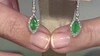 Pendientes en oro con Esmeralda de Zambia AAA (CIRARI)
