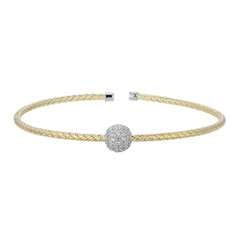 Brazalete en plata con Zircón (Adela Silber)