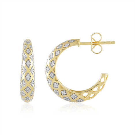 Orecchini in argento con Zircone (Ornaments by de Melo)