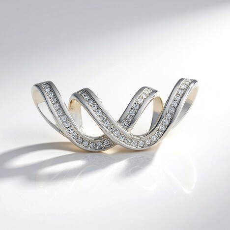Pendentif en argent et Zircon (MONOSONO COLLECTION)