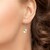 Pendientes en plata con Amatista verde