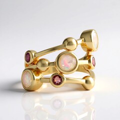 Anello in argento con Opale di Welo