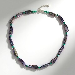 Collana in argento con Perla Keshi Mistica (TPC)