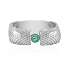 Anillo en plata con Esmeralda de Colombia (de Melo Essence)
