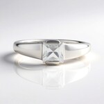 Anello in argento con Zircone