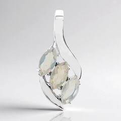 Ciondolo in argento con Opale di Welo