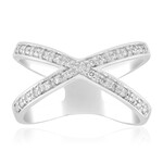 Anello in argento con Diamante I1 (G) (Annette)