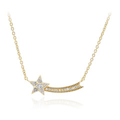 Collier en argent et Topaze blanche