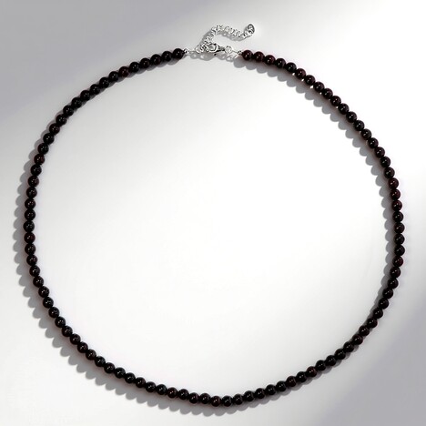 Collana in argento con Rodolite Rajasthan