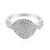 Bague en argent et Zircon