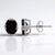 Boucles d'oreilles en argent et Grenat