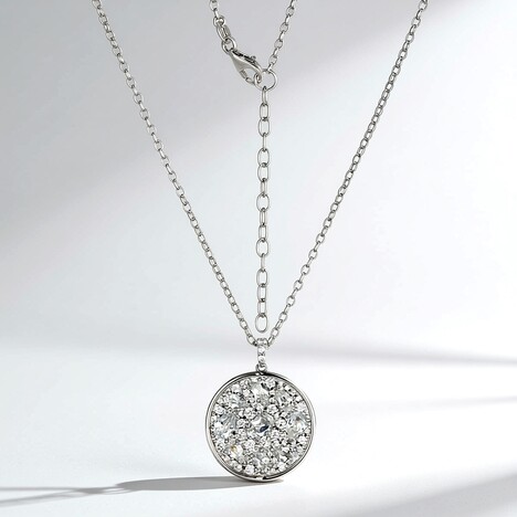 Collana in argento con Topazio Bianco (Adela Silber)