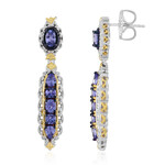 Orecchini in argento con Tanzanite (Gems en Vogue)