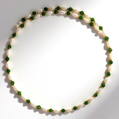 Collana rigida in acciaio con Diopside Russo
