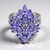 Anello in argento con Tanzanite