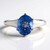 Anello in argento con Fluorite Cangiante