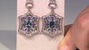 Boucles d'oreilles en argent et Topaze bleu de Londres (Dallas Prince Designs)
