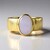 Anello in argento con Opale Australiano