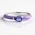 Anello in argento con Tanzanite