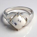 Bague en argent et Agate dendritique