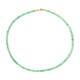 Chrysoprase Silver Necklace