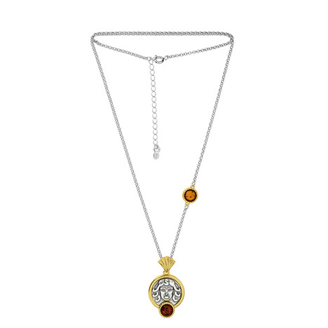 Baltischer Bernstein-Silberhalskette (dagen)