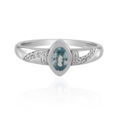 Anillo en plata con Zircón de Ratanak Kirí