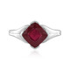 Bemainty Ruby Silver Ring