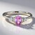 Anello in oro con Zaffiro Rosa (CIRARI)