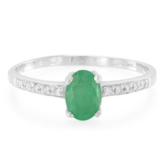 Anello in argento con Smeraldo Transvaal