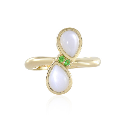 Weißer Mondstein-Silberring (KM by Juwelo)